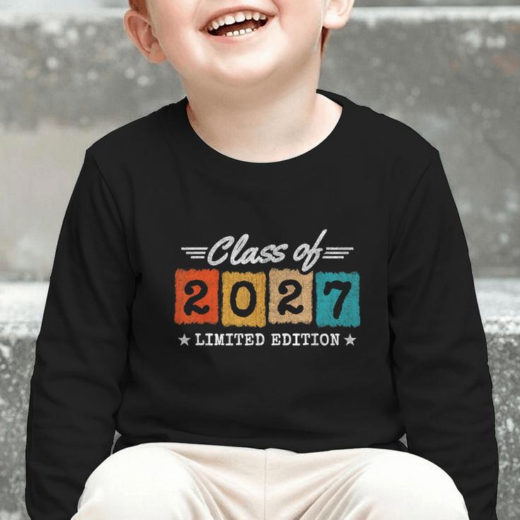2027 Back To School Graduation Limited Edition Class Of 2027 Graphic Toddler Long Sleeve Tee 2027 Back To School Graduation Limited Edition Class Of 2027 Graphic Toddler Long Sleeve Tee