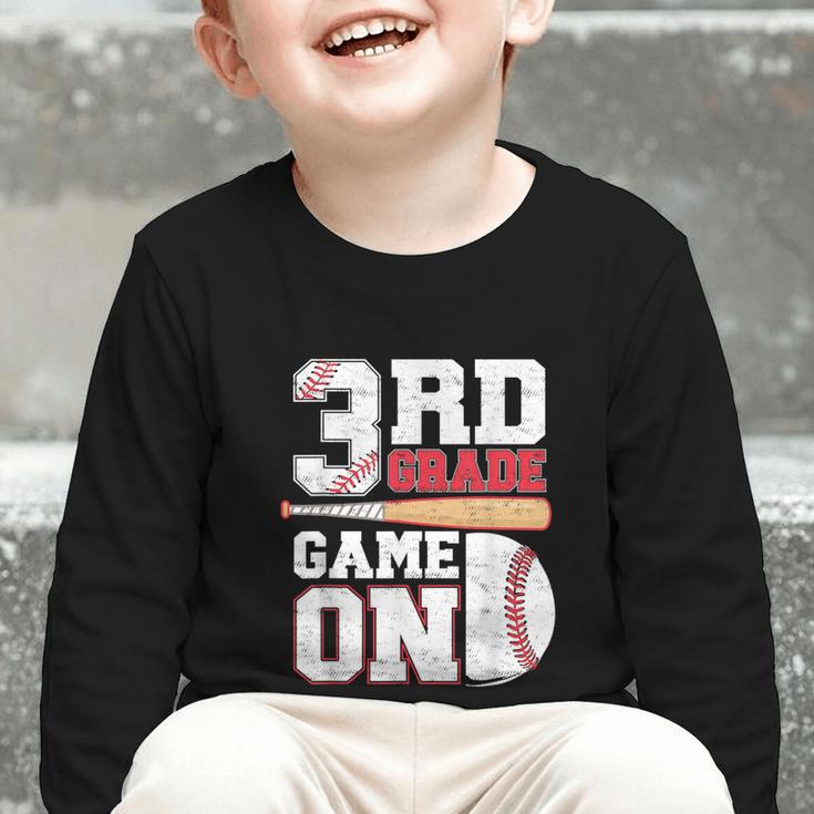3rd Grade Game On Back To School Baseball Boy Third Grade Graphic Toddler Long Sleeve Tee 3rd Grade Game On Back To School Baseball Boy Third Grade Graphic Toddler Long Sleeve Tee