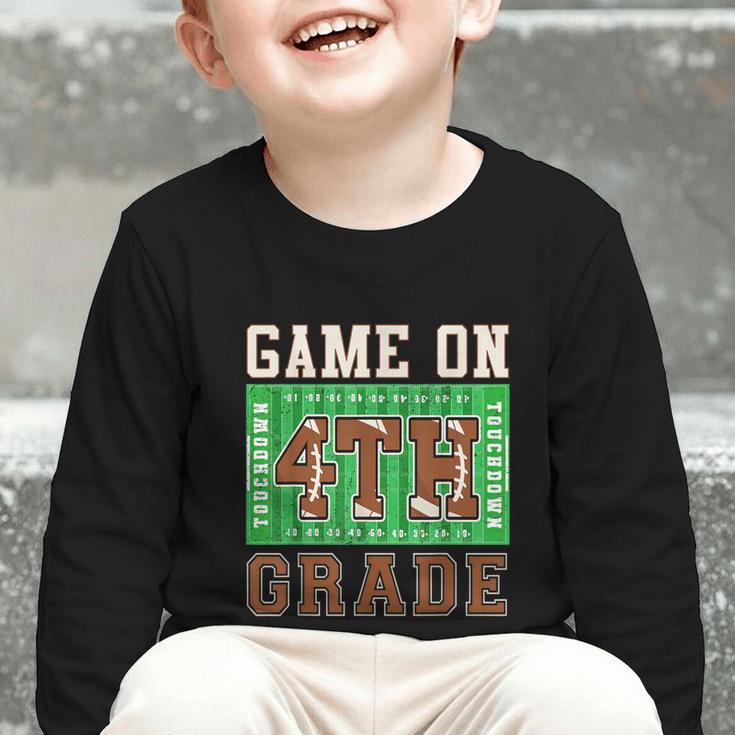 4th Grade Boys Kids Football Back To School Fourth Grade Graphic Toddler Long Sleeve Tee 4th Grade Boys Kids Football Back To School Fourth Grade Graphic Toddler Long Sleeve Tee