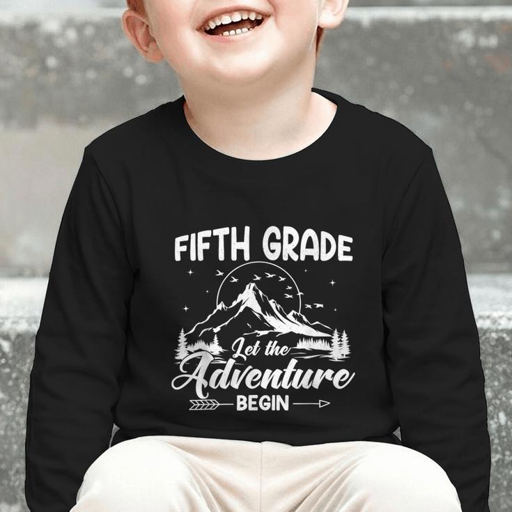 5th Grade Back To School Let The Adventure Begin Fifth Grade Graphic Toddler Long Sleeve Tee 5th Grade Back To School Let The Adventure Begin Fifth Grade Graphic Toddler Long Sleeve Tee