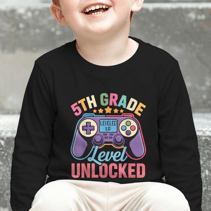 5th Grade Level Unlocked Shirt – Gamer Back To School Graphic Toddler Long Sleeve Tee 5th Grade Level Unlocked Shirt – Gamer Back To School Graphic Toddler Long Sleeve Tee
