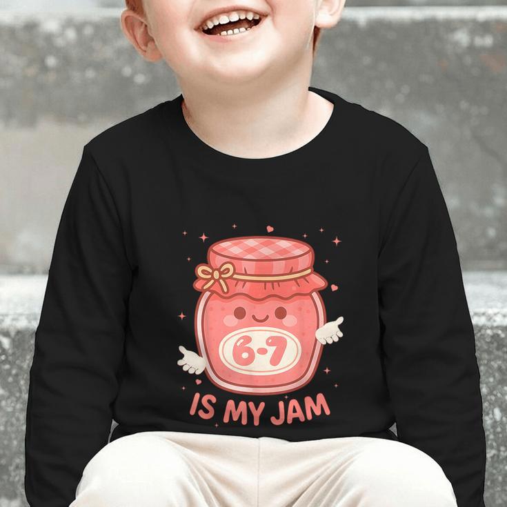 67 Is My Jam Back To School Girls Kids Cute 6 7 Meme Graphic Toddler Long Sleeve Tee 67 Is My Jam Back To School Girls Kids Cute 6 7 Meme Graphic Toddler Long Sleeve Tee
