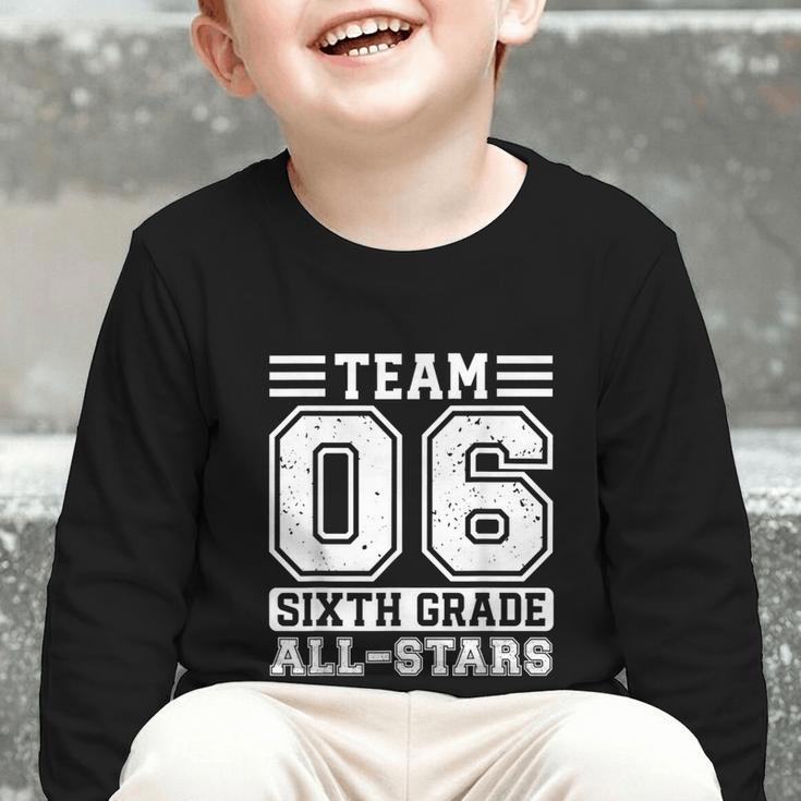 6th Grade Team T-Shirt Sixth Grade Back To School Graphic Toddler Long Sleeve Tee 6th Grade Team T-Shirt Sixth Grade Back To School Graphic Toddler Long Sleeve Tee