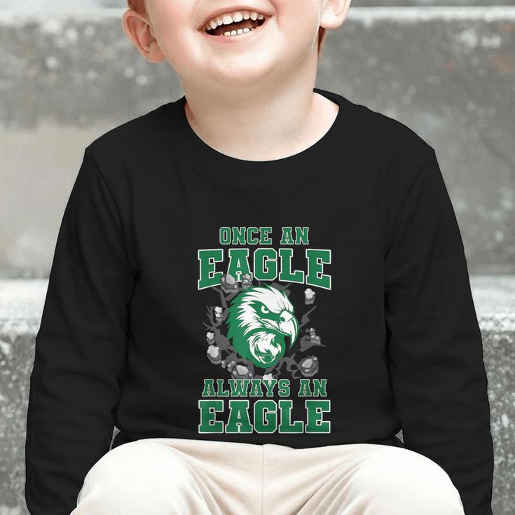 Always An Eagle Back To School Spirit G Graphic Toddler Long Sleeve Tee