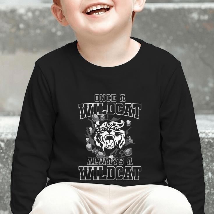 Always A Wildcat Back To School Spirit Graphic Toddler Long Sleeve Tee Always A Wildcat Back To School Spirit Graphic Toddler Long Sleeve Tee