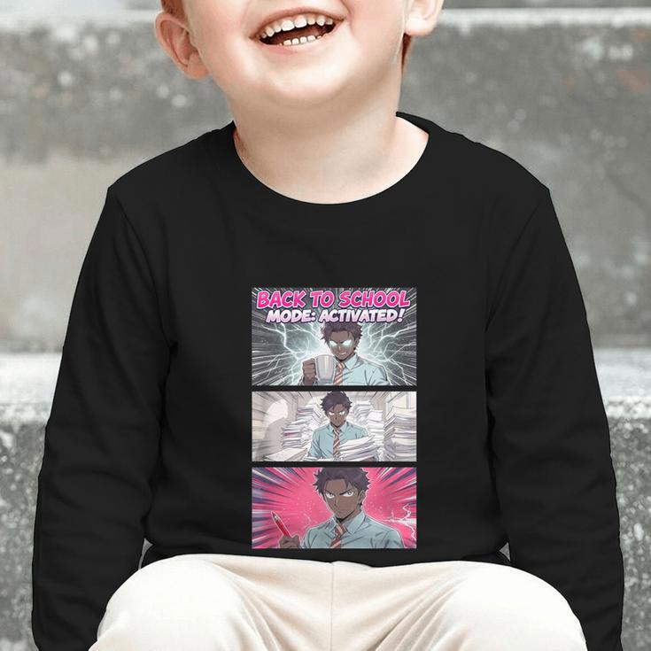 Back To School Anime Boys Student Girl Manga Kawaii Taecher Graphic Toddler Long Sleeve Tee Back To School Anime Boys Student Girl Manga Kawaii Taecher Graphic Toddler Long Sleeve Tee