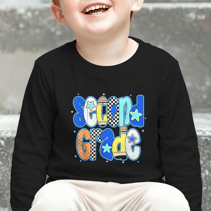 Back To School Hello Second Grade Team 2nd Grade Boy Girl Graphic Toddler Long Sleeve Tee Back To School Hello Second Grade Team 2nd Grade Boy Girl Graphic Toddler Long Sleeve Tee