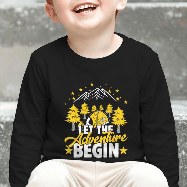 Back To School Mode Let The Adventure Begin Graphic Toddler Long Sleeve Tee