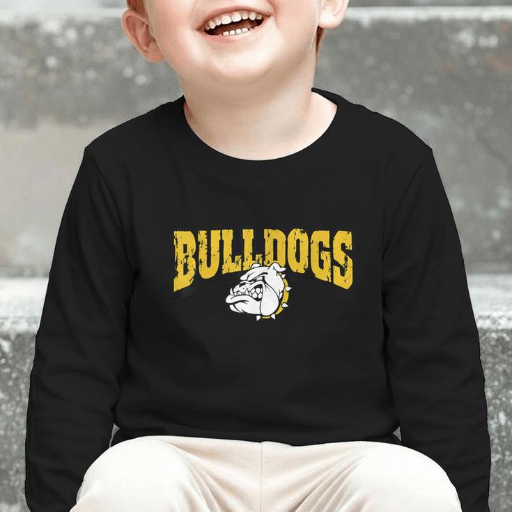 Bulldogs Back To School Spirit GY Graphic Toddler Long Sleeve Tee
