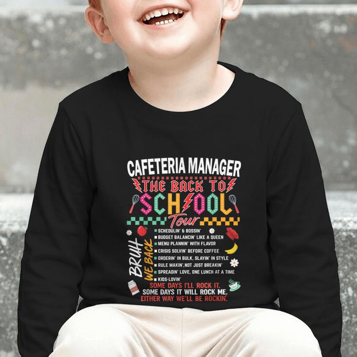 Cafeteria Manager School Cafeteria Crew Back To School Graphic Toddler Long Sleeve Tee Cafeteria Manager School Cafeteria Crew Back To School Graphic Toddler Long Sleeve Tee