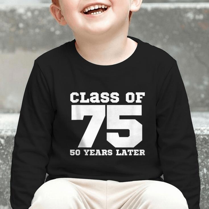 Class Of 1975 50 Years Later Reunions SQUAD Back To School Graphic Toddler Long Sleeve Tee Class Of 1975 50 Years Later Reunions SQUAD Back To School Graphic Toddler Long Sleeve Tee