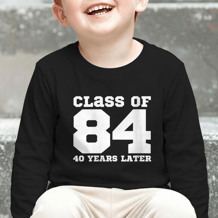 Class Of 1984 40 Years Later Reunions SQUAD Back To School Graphic Toddler Long Sleeve Tee Class Of 1984 40 Years Later Reunions SQUAD Back To School Graphic Toddler Long Sleeve Tee