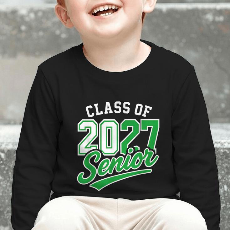 Class Of 2027 Senior 2027 Back To School Graduation 2027 Graphic Toddler Long Sleeve Tee