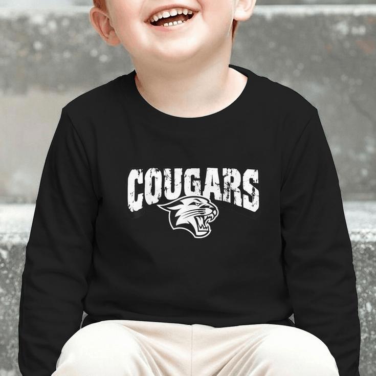 Cougars Back To School Spirit Graphic Toddler Long Sleeve Tee Cougars Back To School Spirit Graphic Toddler Long Sleeve Tee