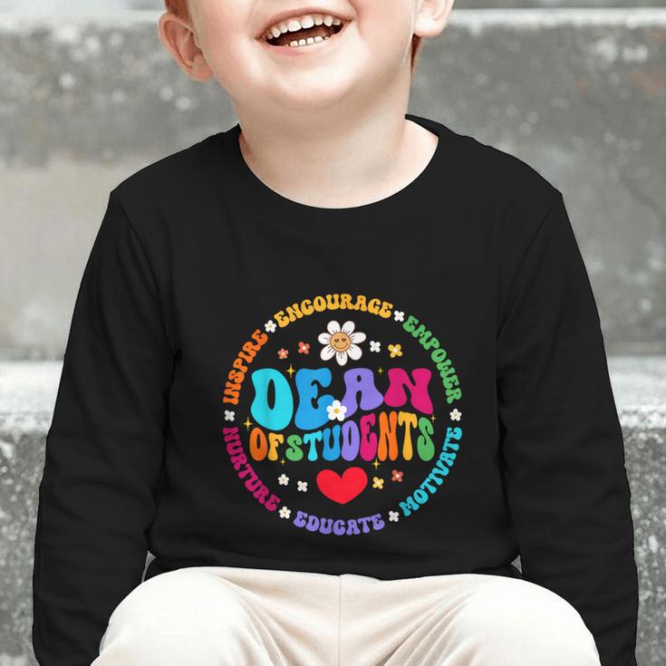 Dean Of Students Appreciation Week Back To School Graphic Toddler Long Sleeve Tee