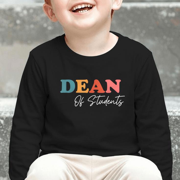 Dean Of Students Boho Cute Back To School Dean Graphic Toddler Long Sleeve Tee Dean Of Students Boho Cute Back To School Dean Graphic Toddler Long Sleeve Tee
