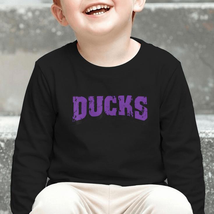 Ducks Back To School Spirit P Graphic Toddler Long Sleeve Tee Ducks Back To School Spirit P Graphic Toddler Long Sleeve Tee