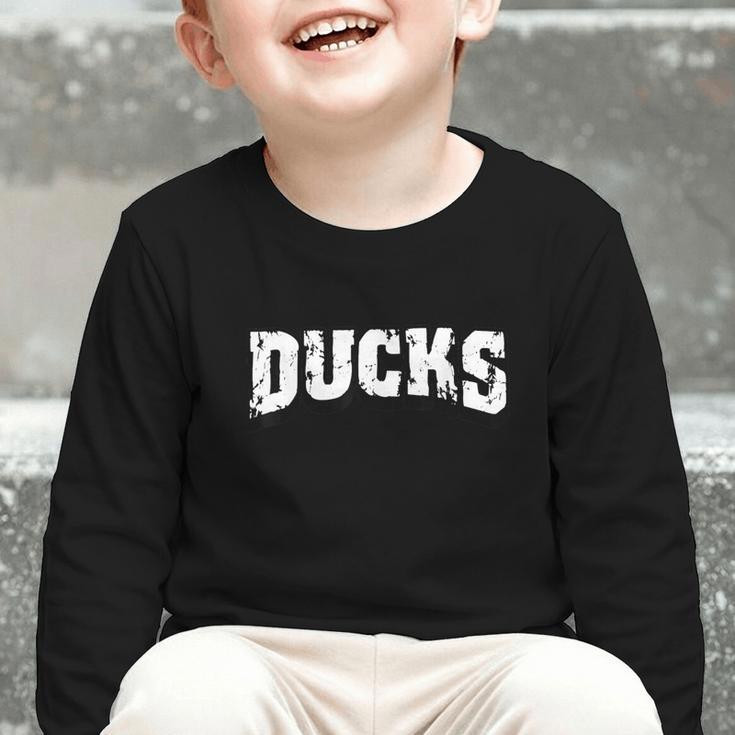 Ducks Back To School Spirit Graphic Toddler Long Sleeve Tee Ducks Back To School Spirit Graphic Toddler Long Sleeve Tee