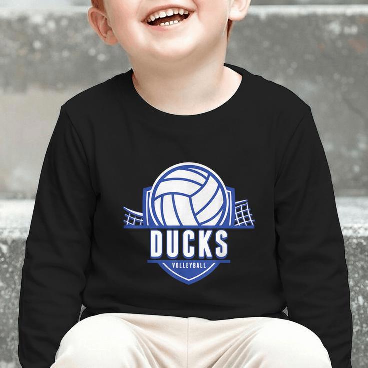 Ducks Volleyball Back To School Spirit B Graphic Toddler Long Sleeve Tee Ducks Volleyball Back To School Spirit B Graphic Toddler Long Sleeve Tee