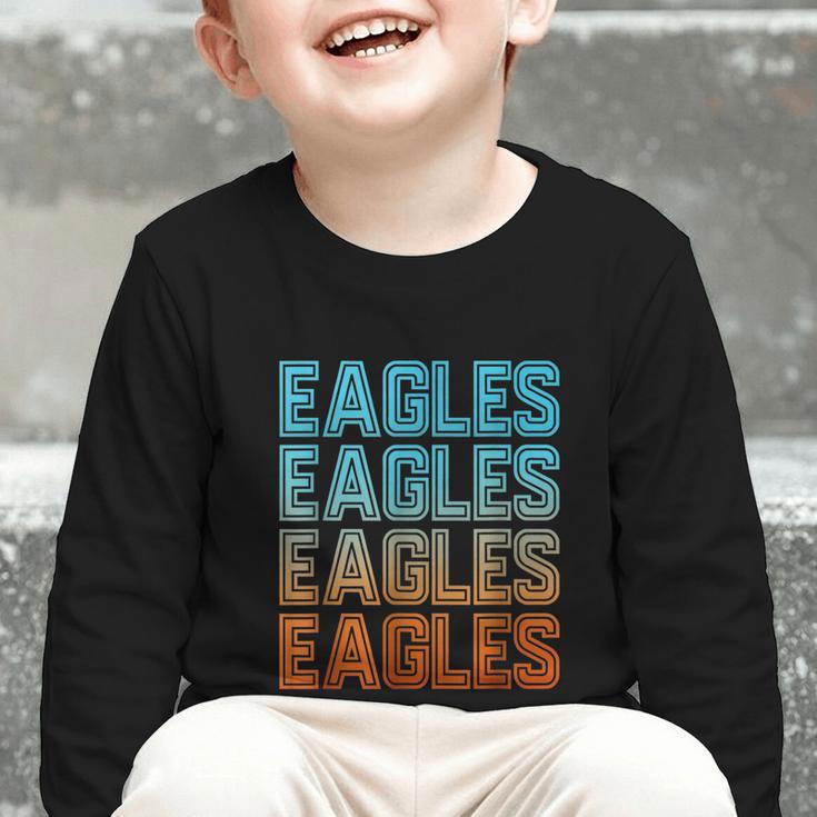 Eagle Mascot Back To School Spirit Kids Boys Girls Men Women Graphic Toddler Long Sleeve Tee Eagle Mascot Back To School Spirit Kids Boys Girls Men Women Graphic Toddler Long Sleeve Tee