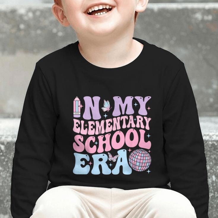 In My Elementary School Era Back To School Elementary School Graphic Toddler Long Sleeve Tee
