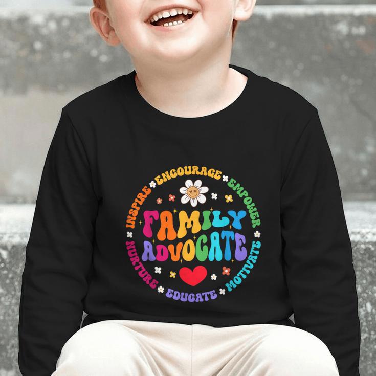Family Advocate Appreciation Week Back To School PTO Graphic Toddler Long Sleeve Tee Family Advocate Appreciation Week Back To School PTO Graphic Toddler Long Sleeve Tee