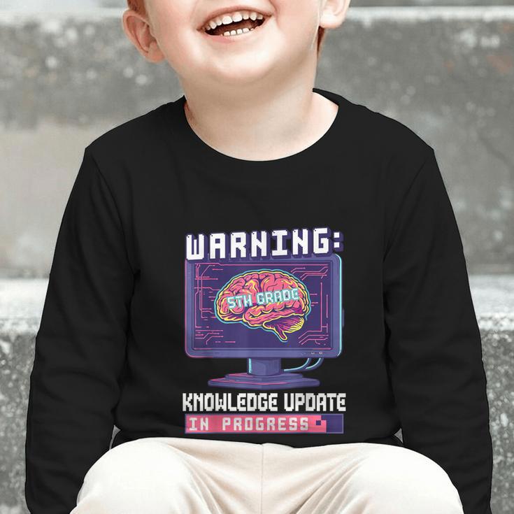 Fifth Grade Back To School Shirts Kids Girls Boys Computers Graphic Toddler Long Sleeve Tee