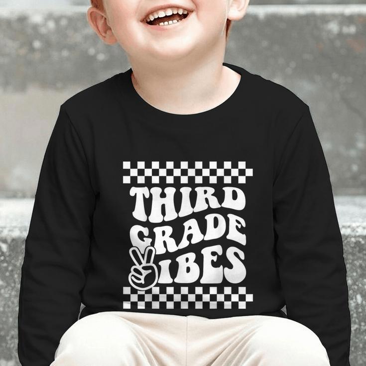 First Day Of Third Grade Vibes Girls Back To School Boys Graphic Toddler Long Sleeve Tee First Day Of Third Grade Vibes Girls Back To School Boys Graphic Toddler Long Sleeve Tee