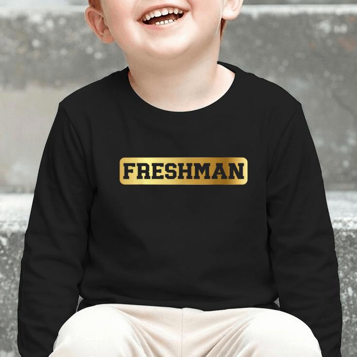 Freshman 9th Grade Back To School First Day Juneteenth Afro Graphic Toddler Long Sleeve Tee Freshman 9th Grade Back To School First Day Juneteenth Afro Graphic Toddler Long Sleeve Tee