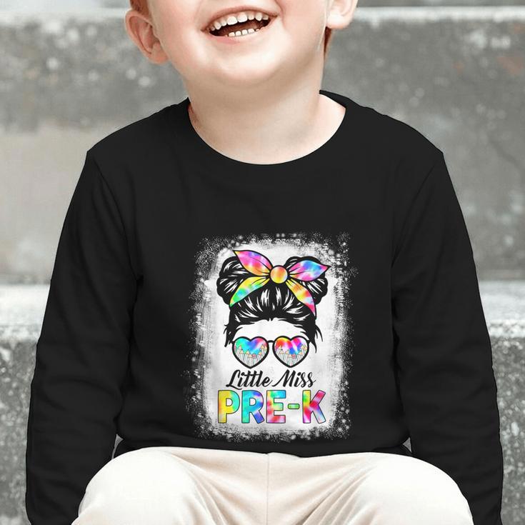 Girls PRE-K Preschool Back To School Cute Little Miss Pre-k Graphic Toddler Long Sleeve Tee Girls PRE-K Preschool Back To School Cute Little Miss Pre-k Graphic Toddler Long Sleeve Tee