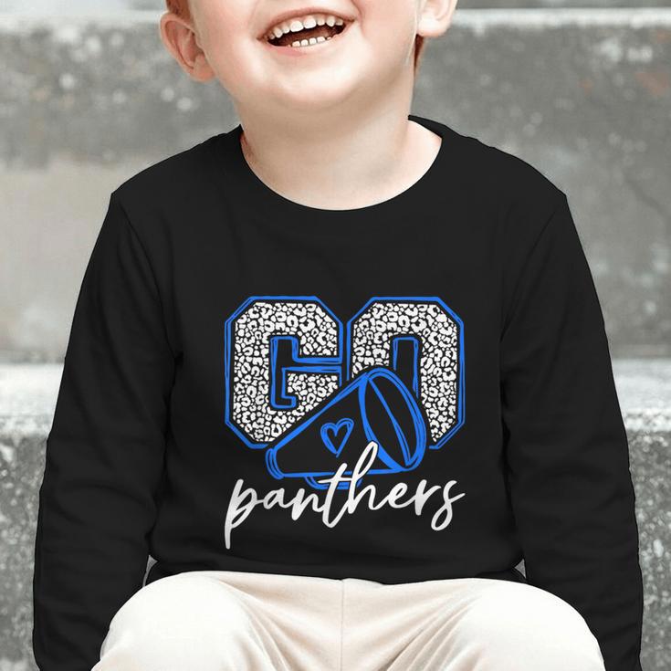 Go Cheer Panthers School Sports Name Spirit Back To School Graphic Toddler Long Sleeve Tee Go Cheer Panthers School Sports Name Spirit Back To School Graphic Toddler Long Sleeve Tee
