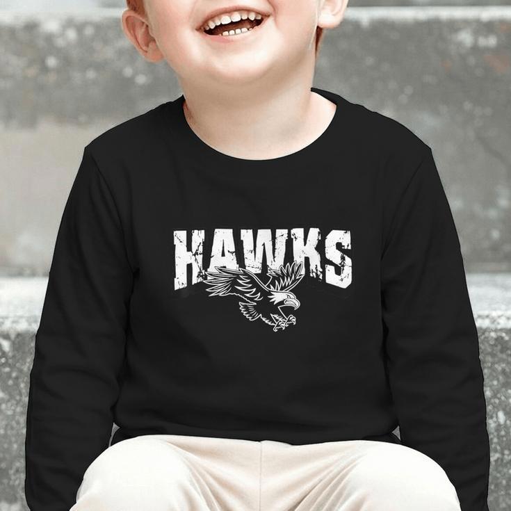 Hawks Back To School Spirit Graphic Toddler Long Sleeve Tee Hawks Back To School Spirit Graphic Toddler Long Sleeve Tee
