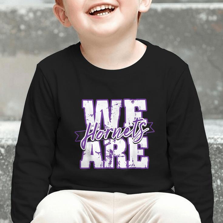 We Are Hornets Back To School Spirit P Graphic Toddler Long Sleeve Tee We Are Hornets Back To School Spirit P Graphic Toddler Long Sleeve Tee