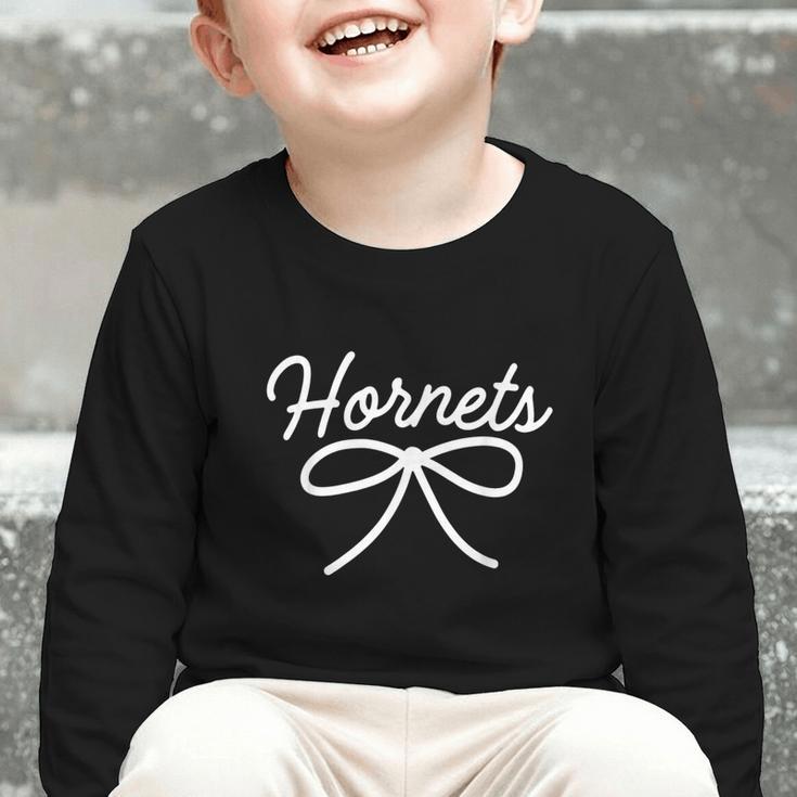 Hornets Back To School Spirit Graphic Toddler Long Sleeve Tee Hornets Back To School Spirit Graphic Toddler Long Sleeve Tee