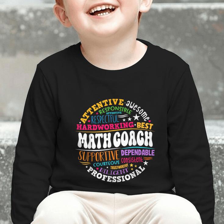 Instructional Math Coach Crew Back To School Matching Group Graphic Toddler Long Sleeve Tee Instructional Math Coach Crew Back To School Matching Group Graphic Toddler Long Sleeve Tee