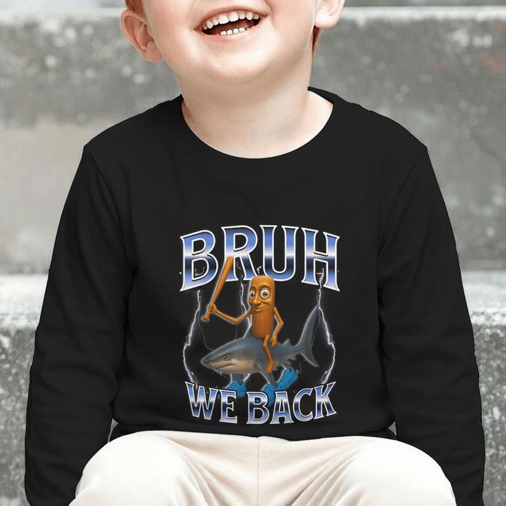 Italian Brainrot Back To School Graphic Toddler Long Sleeve Tee Italian Brainrot Back To School Graphic Toddler Long Sleeve Tee