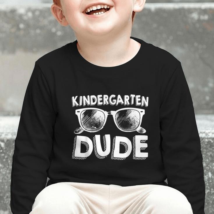 Kindergarten Dude Shirt Back To School Kinder Crew Graphic Toddler Long Sleeve Tee Kindergarten Dude Shirt Back To School Kinder Crew Graphic Toddler Long Sleeve Tee
