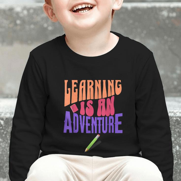 Learning Back To School Is a Motivational Graphic Toddler Long Sleeve Tee Learning Back To School Is a Motivational Graphic Toddler Long Sleeve Tee