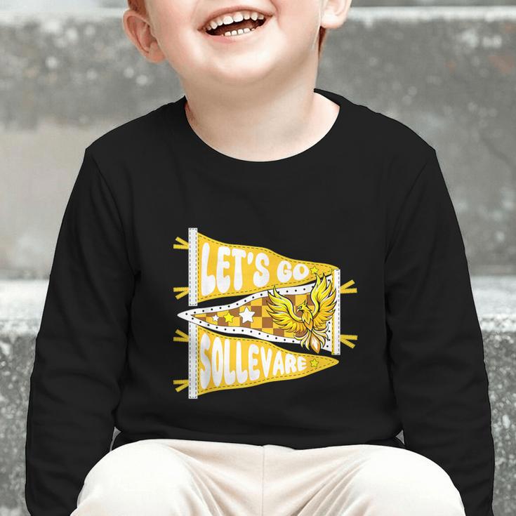 Let's Go Sollevare Uplift Back To School Spirit Graphic Toddler Long Sleeve Tee Let's Go Sollevare Uplift Back To School Spirit Graphic Toddler Long Sleeve Tee