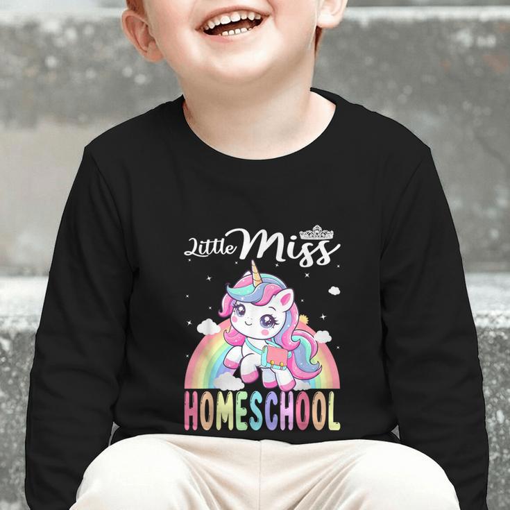 Little Miss Homeschool Back To School Girls Homeschool Graphic Toddler Long Sleeve Tee Little Miss Homeschool Back To School Girls Homeschool Graphic Toddler Long Sleeve Tee
