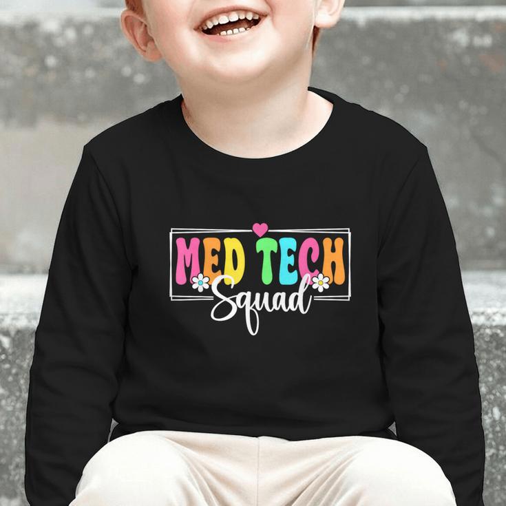 Med Tech Squad Back To School Med Technician Crew Graphic Toddler Long Sleeve Tee Med Tech Squad Back To School Med Technician Crew Graphic Toddler Long Sleeve Tee
