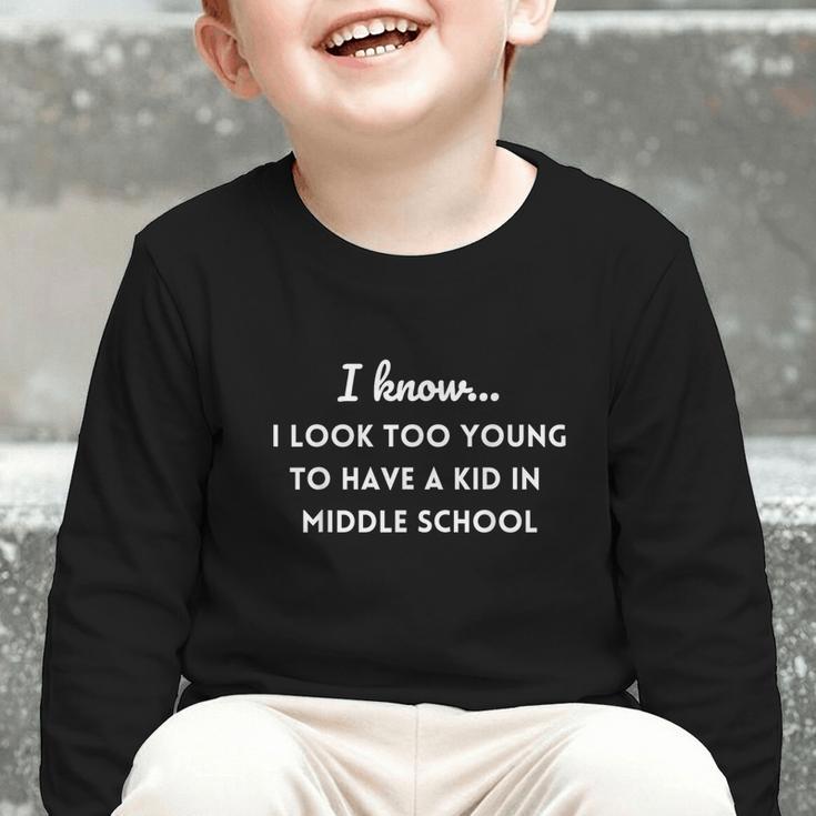 Mom Middle School Mama Mother Back To School Sarcastic Graphic Toddler Long Sleeve Tee Mom Middle School Mama Mother Back To School Sarcastic Graphic Toddler Long Sleeve Tee