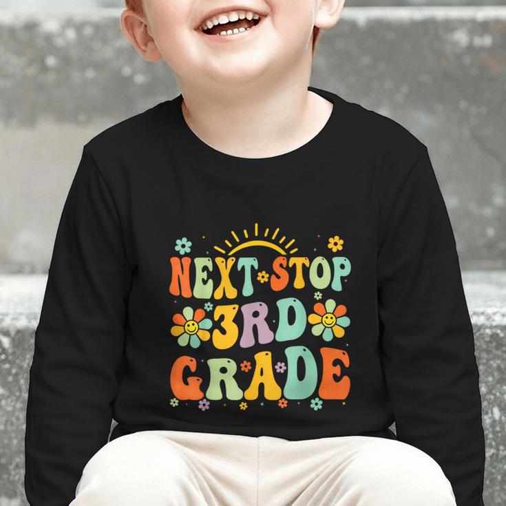 Next Stop 3rd Grade Graduation To Third Grade Back To School Graphic Toddler Long Sleeve Tee Next Stop 3rd Grade Graduation To Third Grade Back To School Graphic Toddler Long Sleeve Tee