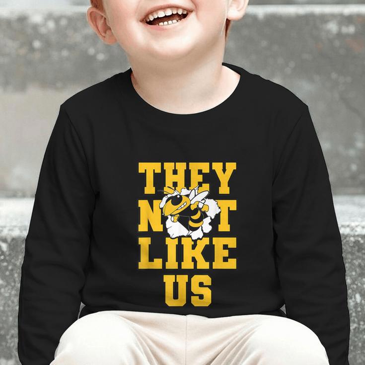 Not Like Hornets Back To School Spirit GY Graphic Toddler Long Sleeve Tee Not Like Hornets Back To School Spirit GY Graphic Toddler Long Sleeve Tee