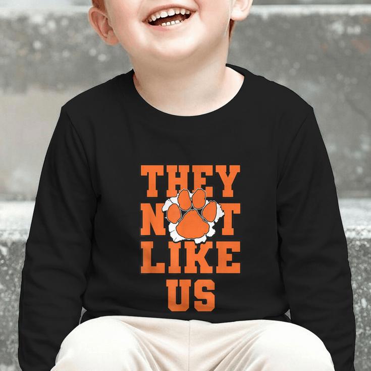 Not Like Tigers Back To School Spirit O Graphic Toddler Long Sleeve Tee