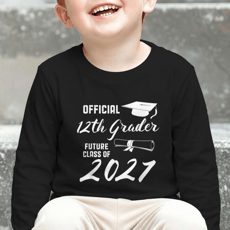 Official 12th Grader Future Class Of 2027 Back To School Graphic Toddler Long Sleeve Tee Official 12th Grader Future Class Of 2027 Back To School Graphic Toddler Long Sleeve Tee