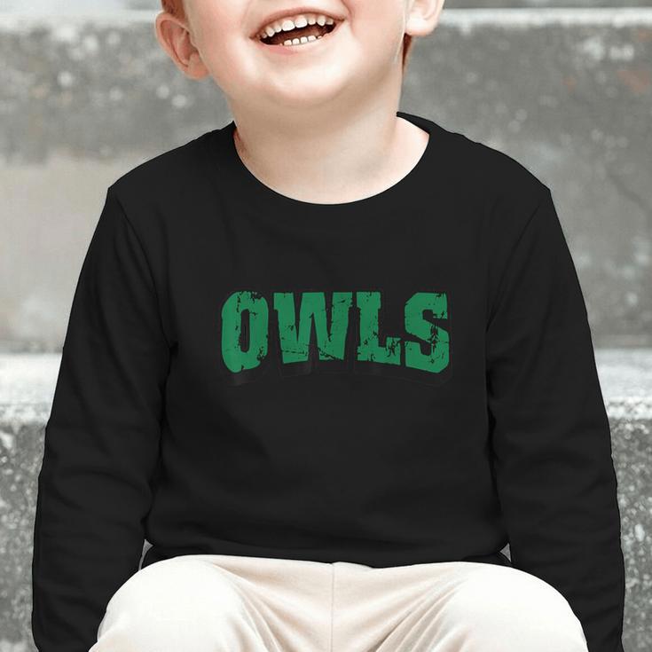 Owls Back To School Spirit G Graphic Toddler Long Sleeve Tee Owls Back To School Spirit G Graphic Toddler Long Sleeve Tee