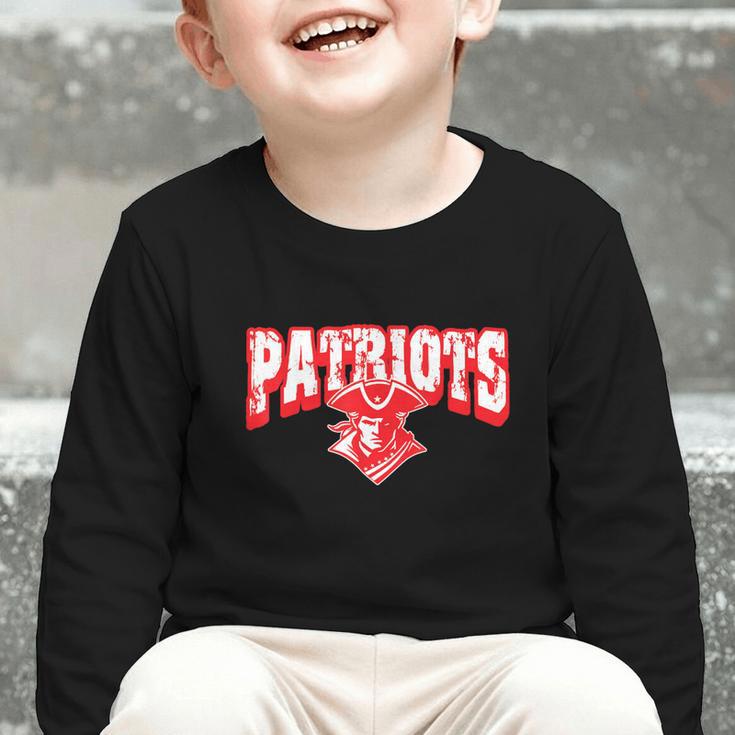 Patriots Back To School Spirit R Graphic Toddler Long Sleeve Tee