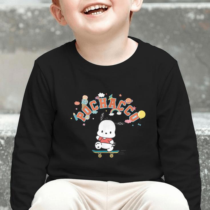 Pochacco Back To School Graphic Toddler Long Sleeve Tee Pochacco Back To School Graphic Toddler Long Sleeve Tee
