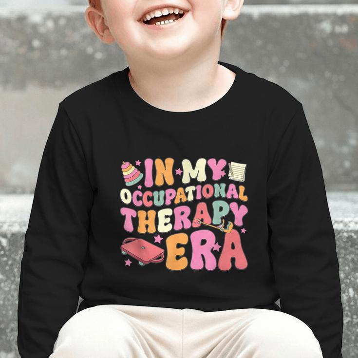 Retro In My Occupational Therapy Era OT OTA Back To School Graphic Toddler Long Sleeve Tee